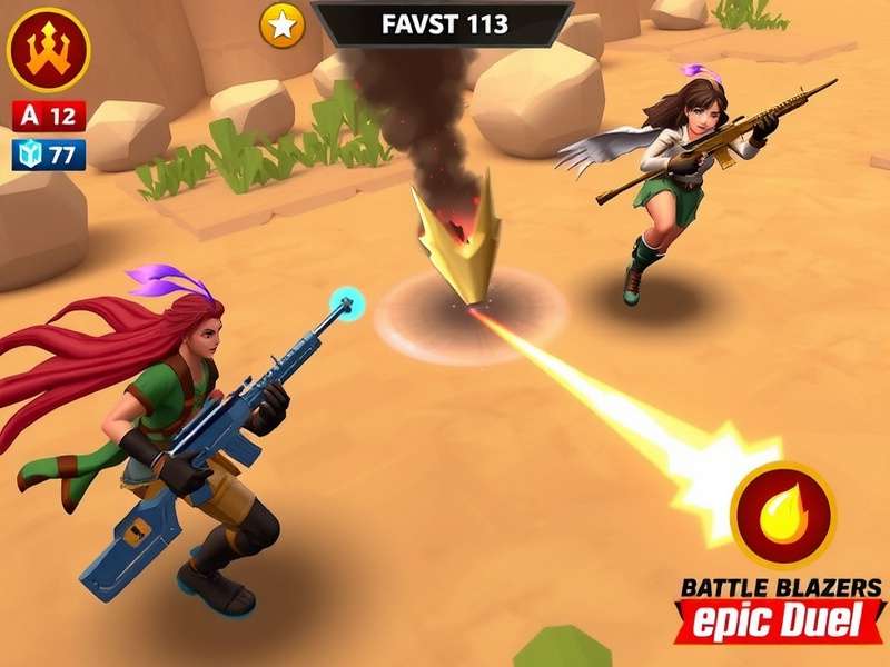 Battle Blazers Epic Duel gameplay screenshot